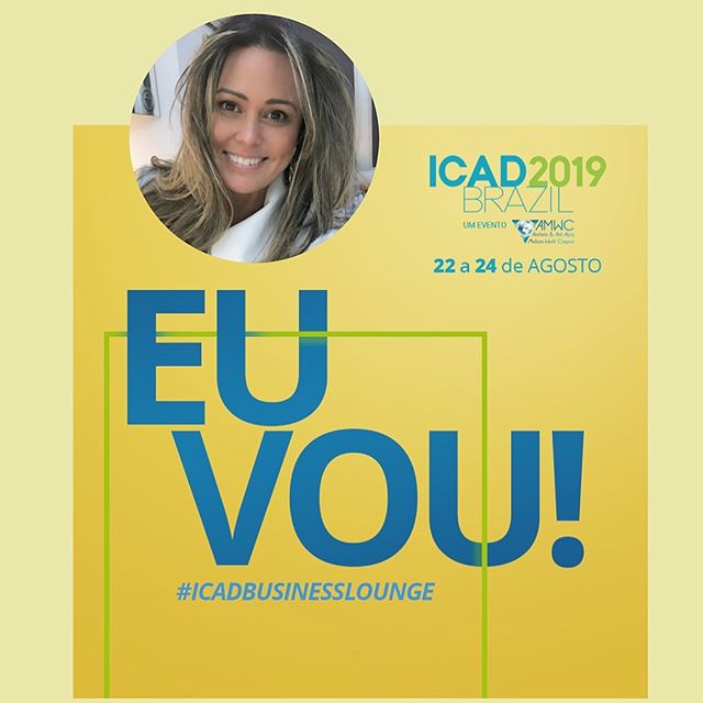 Hoje começa o #icadbrazil2019 , evento com os maiores nomes nacionais e internacionais em dermatologia, cirurgia plástica e medicina estética. Evento do AMWC de Mônaco, que prioriza as últimas tecnologias em cosmiatria e estética.Voltarei cheia de novidades e atualizações para vocês!