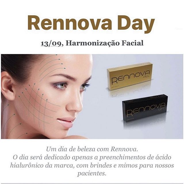 Agenda Setembro13/09Rennova DayPreenchimentos de ácido hialurônico, skinbooster, e brindes especiais!