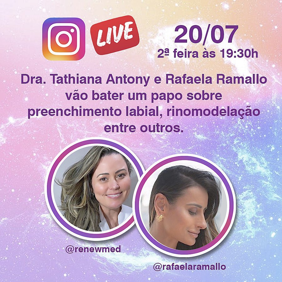 Tudo que não deu tempo de falarmos na Live anterior... Né @rafaelaramallo !!Quem vem com a gente?? 🏼‍♀️🏼‍♀️🏼‍♀️Já é amanhã! Vou postar nos stories e colocar o sininho!